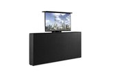 Beddenleeuw TV-Lift 160 breed x 83 hoog - kleur Skai Zwart