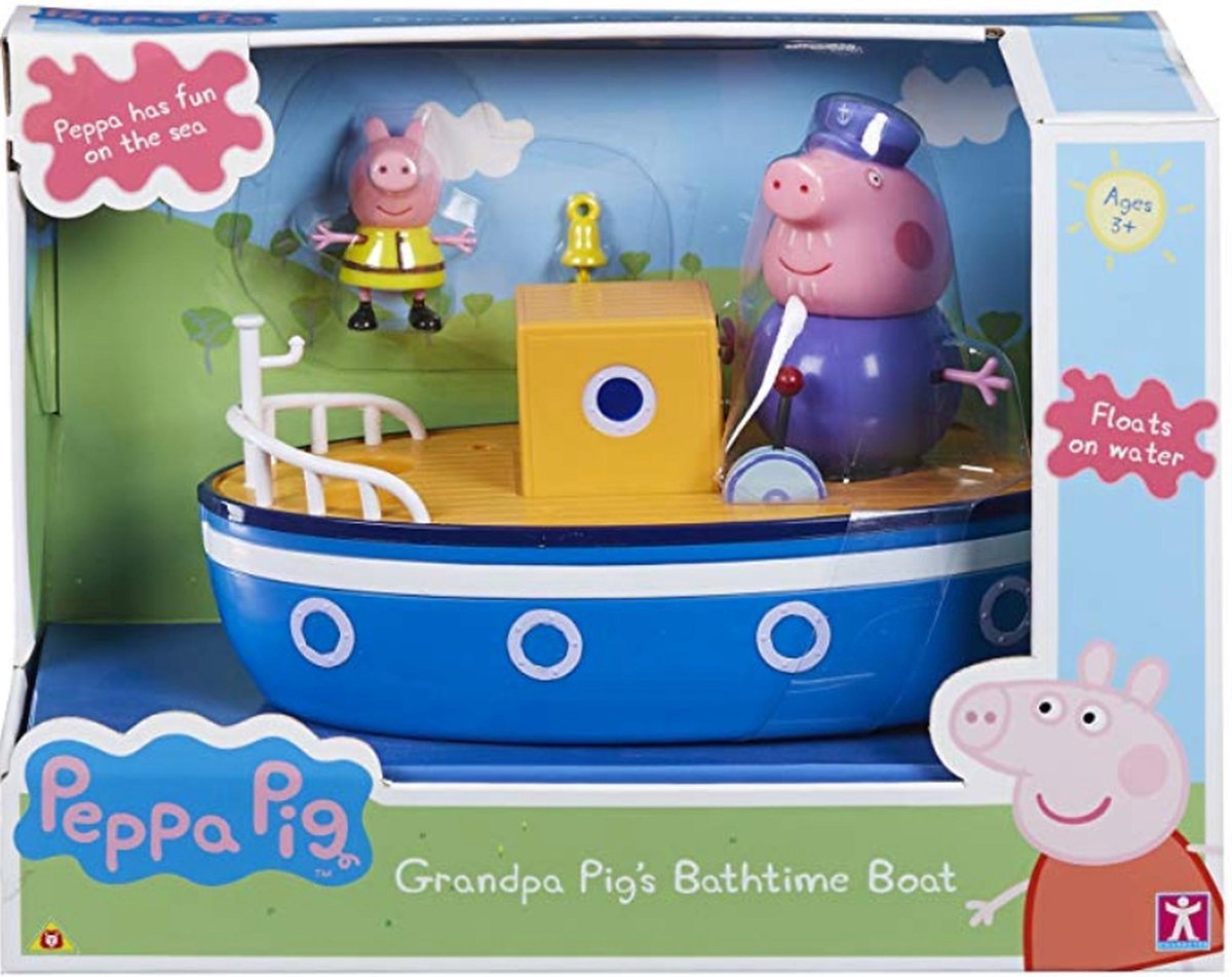Bateau Jouets Peppa Pig - ensemble de bateau - Peppa Pig - 3 Figurines à  jouer de jeu