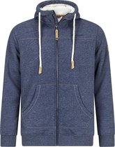 Life-Line Khido Heren Gevoerde Sweater Donker Blauw Melange - S