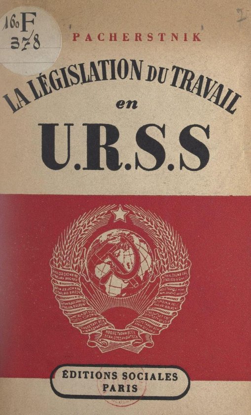 La législation du travail en U.R.S.S. - cover