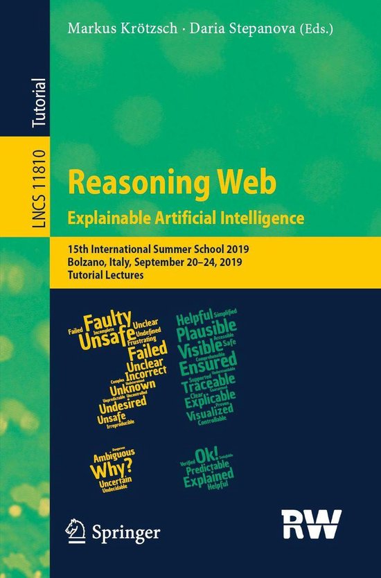 Computer Science (R0) - Reasoning Web. Explainable Artificia ... - cover