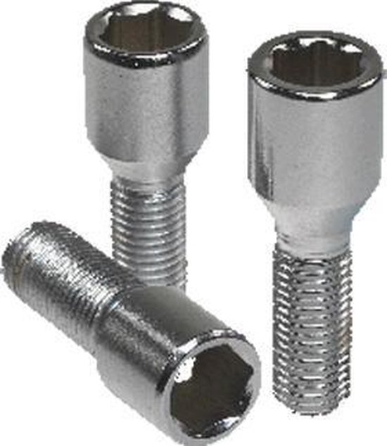 McGard Slotboutenset M14x1.50 - Konisch - Lengte 40mm (17mm kop