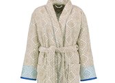 PiP Studio Badjas Jacquard Check - Maat XS - Khaki