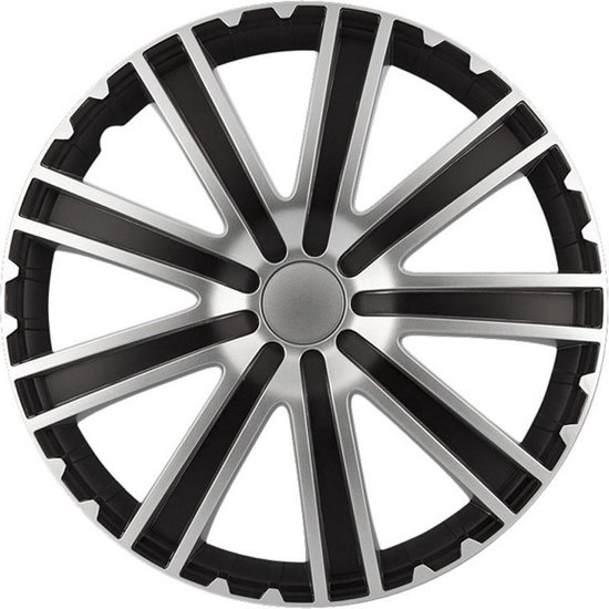 AutoStyle 4-Delige Wieldoppenset Classic 14-inch zilver