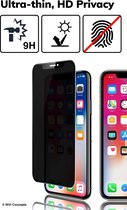 *PREMIUM* Privacy screen protector iPhone 11 Pro Max (6.5") // Super transparent, 9H Hardness Japanese anti-spy tempered glass, anti-fingerprint oil, anti-shatter, electrocplated f
