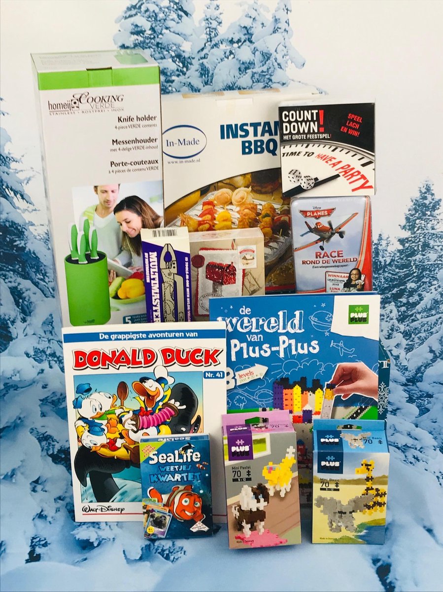 Kerstpakket non food voor het hele gezin cadeaupakket voor mannen