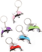 8 Sleutelhangers Dolfijn - Uitdeelcadeautjes