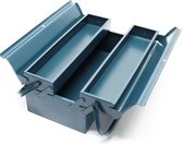 Gereedschapskist  530 x 200 x 160 mm met 3 compartmenten en handvat