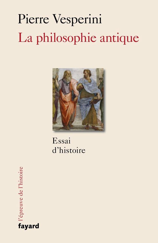 La Philosophie antique - cover