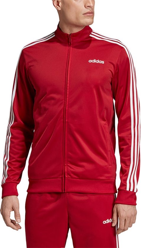 eend essay kern adidas Essentials 3 Stripes vest heren rood/wit | bol.com