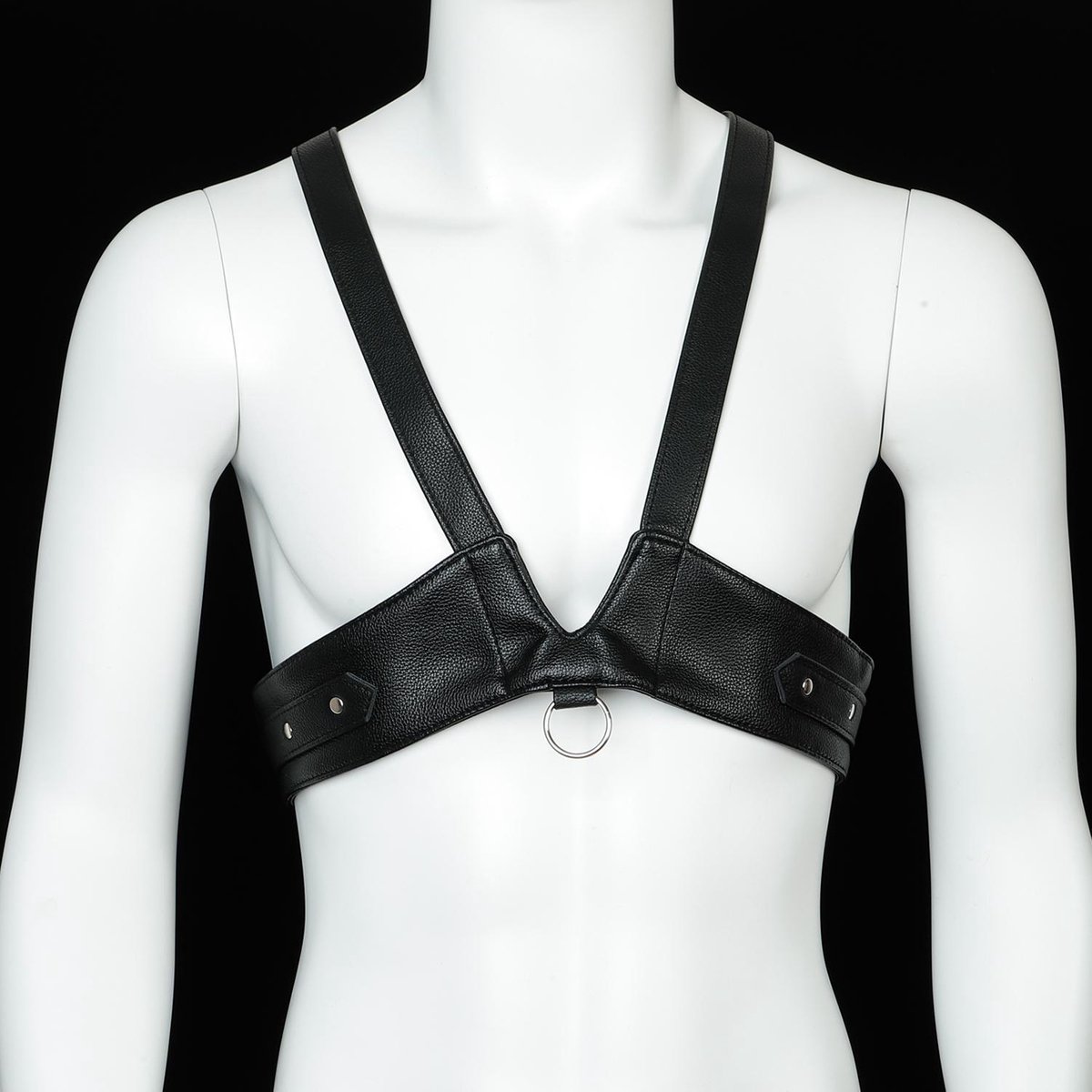 Goedkoopste Banoch | Chest harness Ricardo - imitatie leren harnas voor man