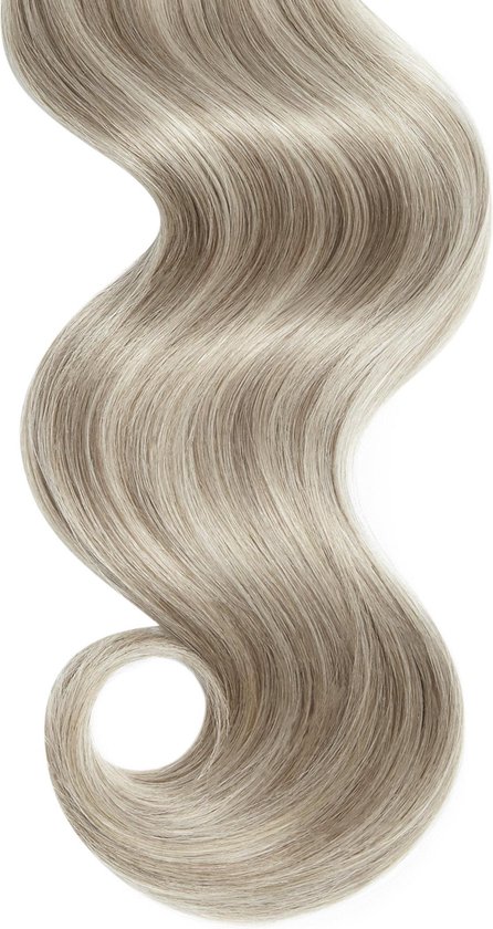 Clip in extensions 100%europees Echt haar 60cm ash blond dubbel drawn |  bol.com
