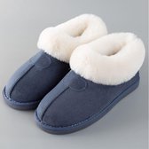 Warme Pluche Vrouwen Slippers Donker Bruin Indoor/floor Schoenen Badkamer Pluche Huis Slippers Komfortabel - De winter favoriet!