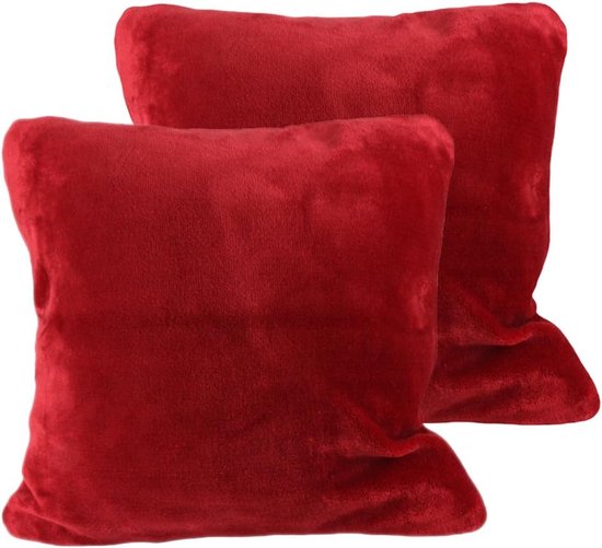 Kussen Judith bordeaux 45x45 cm kopen? Kussens & kussenhoezen