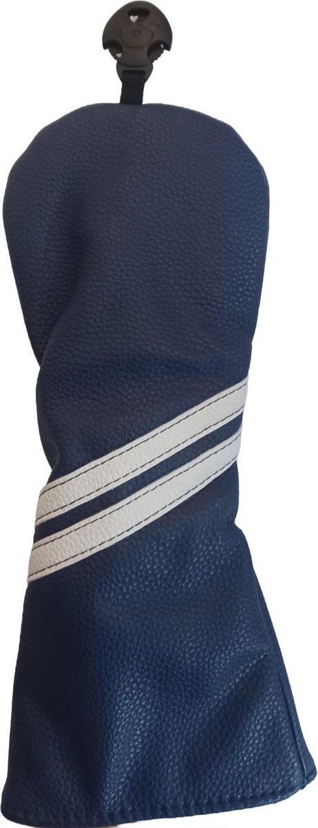 Golf Club Headcover Double-Stripe - Golfclub Covers - Donker Blauw- Headcovers-Golf Spullen- Hybride/Fairway wood van Merkloos — afbeelding 5
