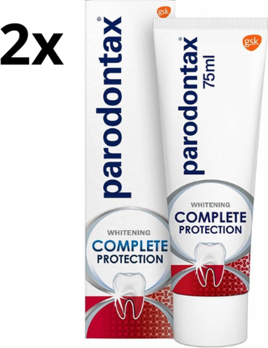 Goedkoopste Parodontax - Tandpasta - Complete Protection - Whitening - 75ml x 2