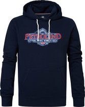 Petrol Industries - Heren Artwork Hoodie Surf - Blauw - Maat XL