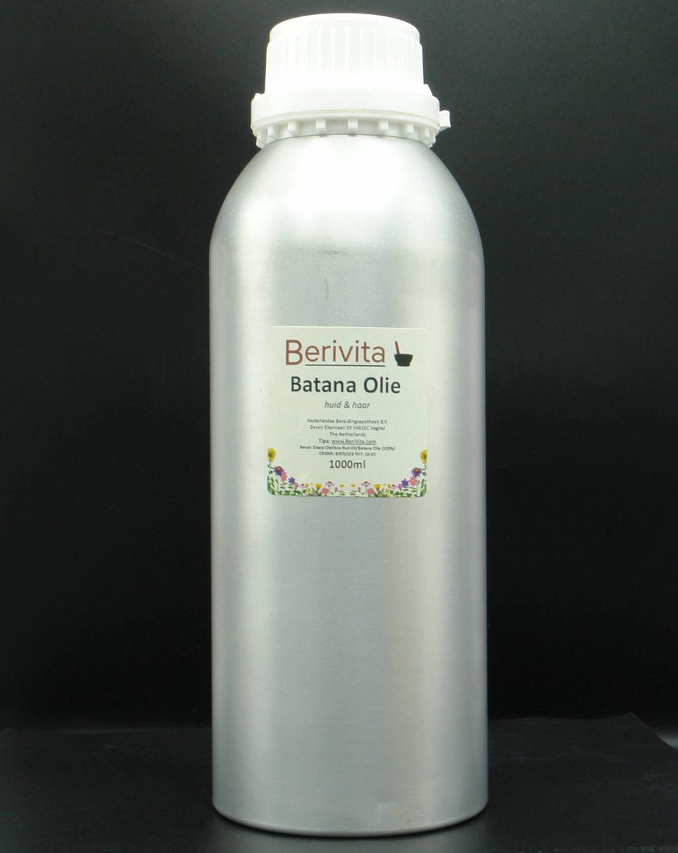 Goedkoopste Batana Olie Liter - 100 Pure Huid en Haarolie van Amerikaanse Palm, Elaeis Oleifera - 1000ml Batana Oil Koudgeperst en Onbewerkt