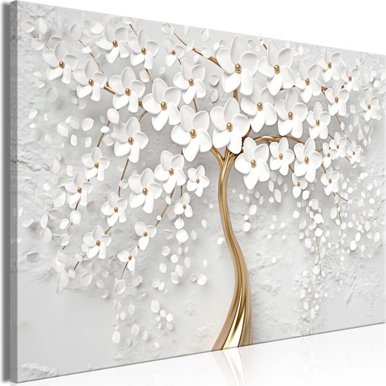 Artgeist Magic Magnolia Wide Canvas Schilderij - 90x60cm