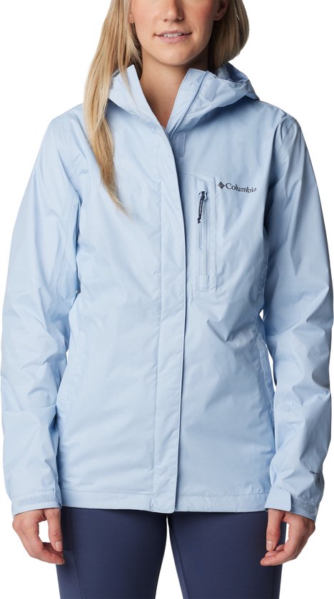 Columbia Pouring Adventure™ II Jacket Regenjas - Jas voor Dames - Waterdichte Jas - Blauw - Maat L