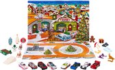 Hot Wheels - Adventkalender 2023 - 8 Hot Wheels auto's en 16 accessoires