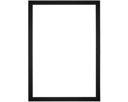 Passe-Partout Fotomaat 25x35 cm - Lijstmaat 30x42 cm - Zwart - Museumkarton - Fotolijst niet inbegrepen