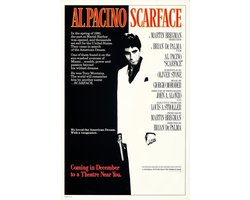 Poster - Al Pacino in Scarface, Originele Filmposter, Premium Print, Professioneel Fotopapier