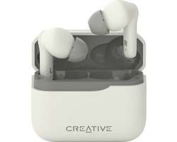 Creative Zen Air Plus - True Wireless oortelefoon (wit) - draadlos Bluetooth 5.3, geschikt voor Bluetooth LE Audio, ingebouwde microfoon