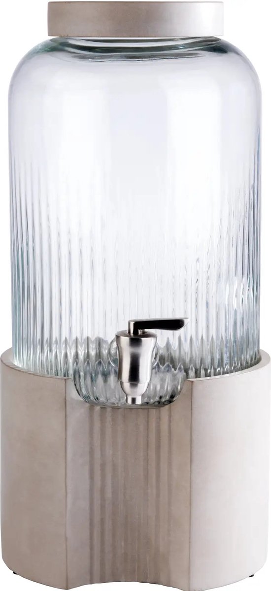 APS Drankdispenser - Sapdispenser - RVS - Grijs - 7 Liter - Vaatwasserbestendig - Breukvast