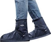 Sur-chaussures Somstyle - Taille 40-42 - Chaussures pour femmes de protection contre la pluie - Imperméables et réfléchissantes - Unisexe - Faible - Bleu foncé