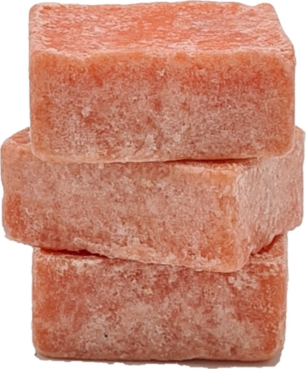 Deco4yourhome® - 3x Amberblokje - Coral Blush- 3 Stuks - Amber - Blokje - Geurblokjes