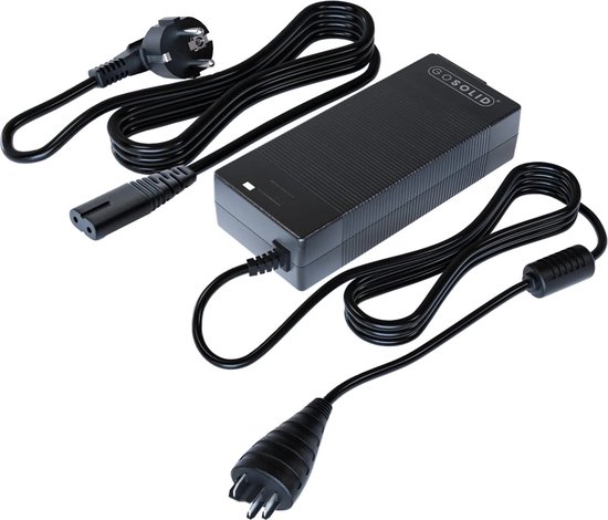 GO SOLID! ® Oplader geschikt voor Bosch PowerPack 300 fietsaccu - Elektrische fiets...