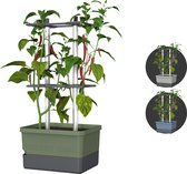 Gusta Garden - Charly Chili - Chiliplanten - Chiliplanter met watertank - Kweekbox - Kweektafel - Donkergroen