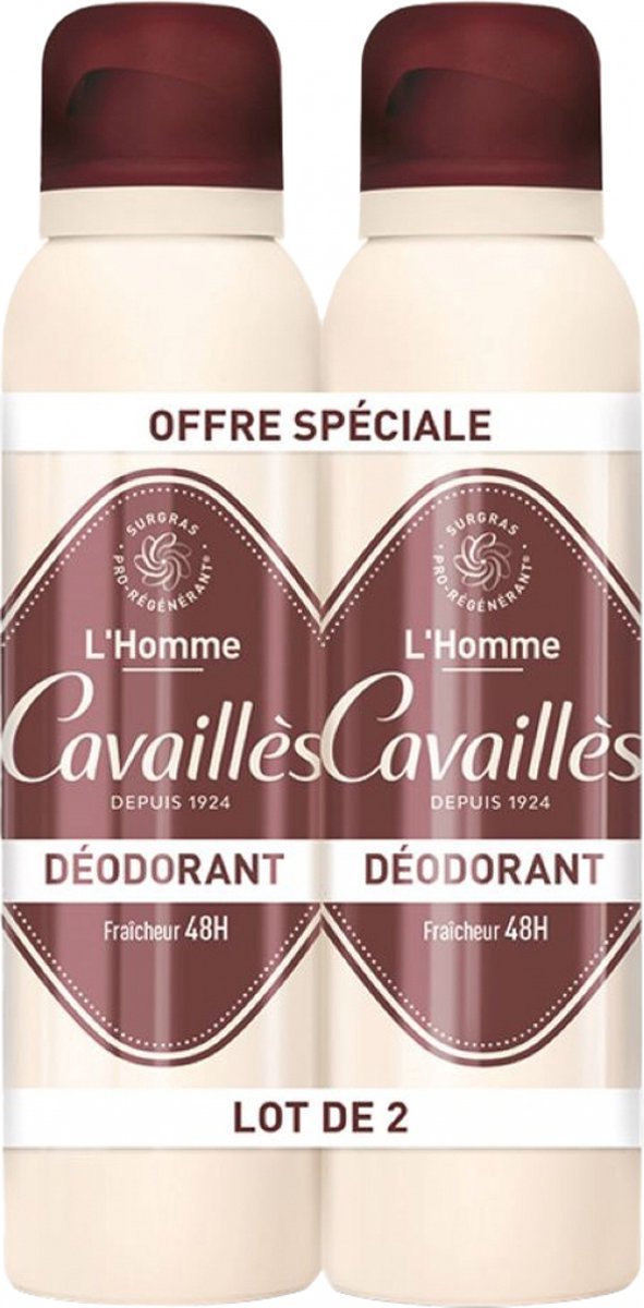 Rogé Cavaillès Men 48H Freshness Deodorant Set van 2 x 150 ml