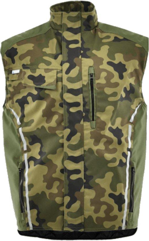 Sara4you Fouryou Duo hiver Bodywarmer Vert-Army 11-653 - XXXL