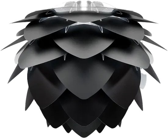 Umage Silvia Mini hanglamp black - met koordset wit - Ø 32 cm
