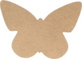 Silhouet vlinder 15x11 cm MDF - Silhwood