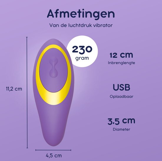 IVY LUX NUA SE - 2-in-1 Luchtdruk Vibrator – Clitoris Stimulator & G-Spot Vibrator – 12 Standen – Fluisterstil & Waterdicht – Siliconen – Oplaadbaar – Vibrators voor Vrouwen & Koppels – Roze
