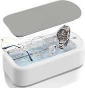 Ultrasone Reiniger 600 ml - Ultrasonic Cleaner - 45000 Hz - Reinigingsapparaat - Ultrasoon Reiniger Voor Brillen , Sieraden , Horloge - Grijs