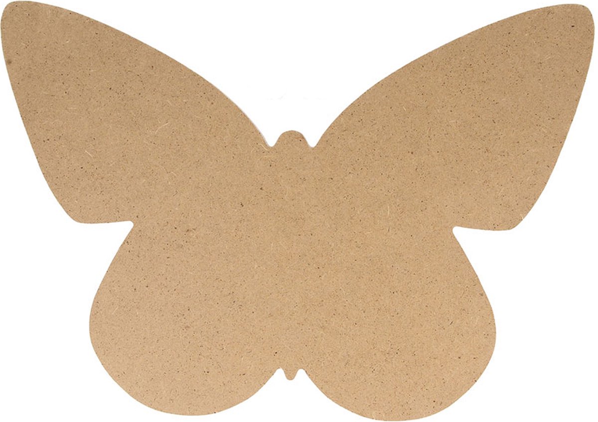 Silhouet vlinder 25x19 cm MDF - Silhwood