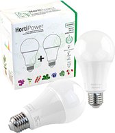 HortiPower Bloomer 2 Kweeklampen - 2 Stuks - 400-780nm - 9W - E27 - LED - kweeklamp led full spectrum - Groeilamp voor planten