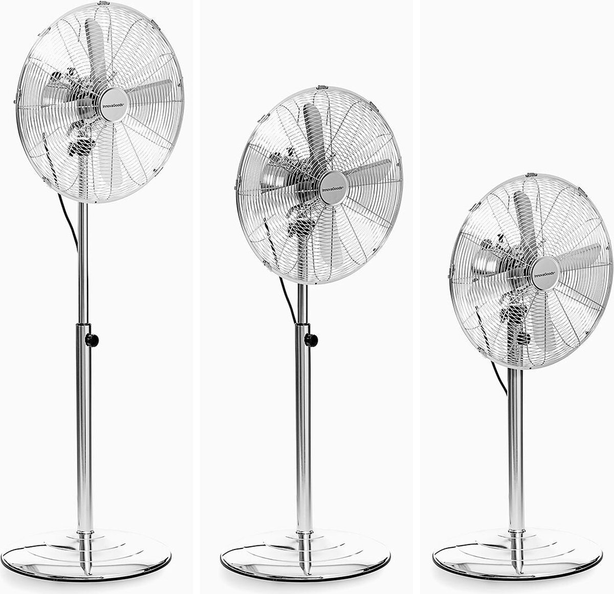 Ventilador de pie Copper Retro InnovaGoods 55W cobre 40 cm | Leroy Merlin