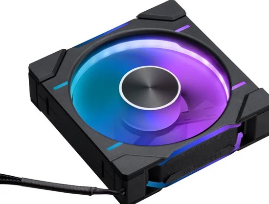 Phanteks PH-F120D30R D-RGB - Ventilatorhuis - Reversed Airflow D-RGB fan - 120mm - PWM - 2.000rpm - 4-pin PMW - Zwart