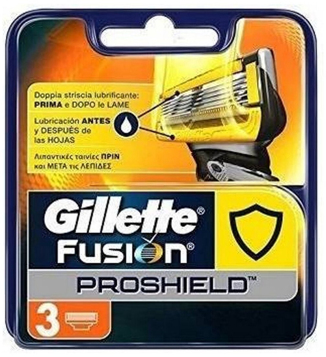 Replacement Head Fusion Proglide Gillette 7702018389377 (3 Units) (3 uds)