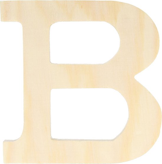 Artemio houten letter B 11.5 cm