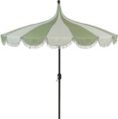 In The Mood Collection Rissy Parasol - H238 x Ø220 cm - Lichtgroen