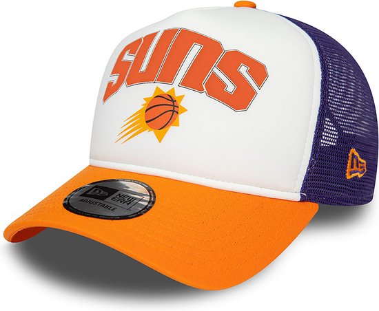 New Era - Casquette de camionneur E-Frame rétro Orange NBA Phoenix Suns