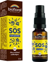 Biofloral Bach Bloesemremedies Organic Night SOS Spray 20 ml