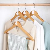 75 Witte kleine kledinghaakjes - geven extra ruimte in je kledingkast - kleding - kleren hanger – kledingkast