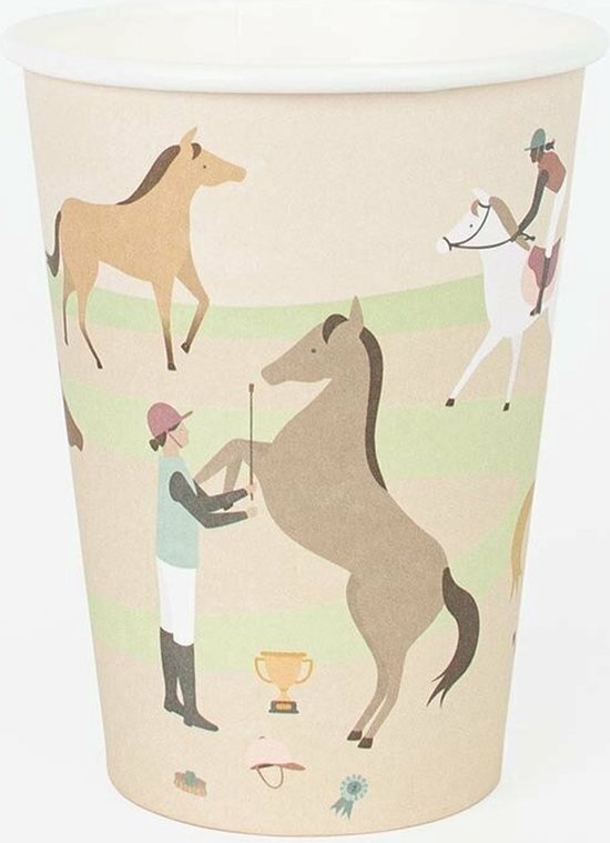 Cartoon Dier Verjaardagstaart Decoratie Paard Taart Decoratie